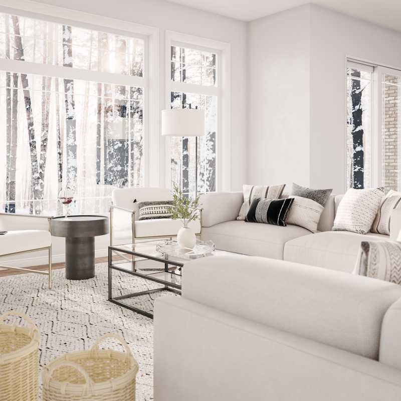 Modern, Farmhouse, Midcentury Modern Living Room Design by Havenly Interior Designer Sydney