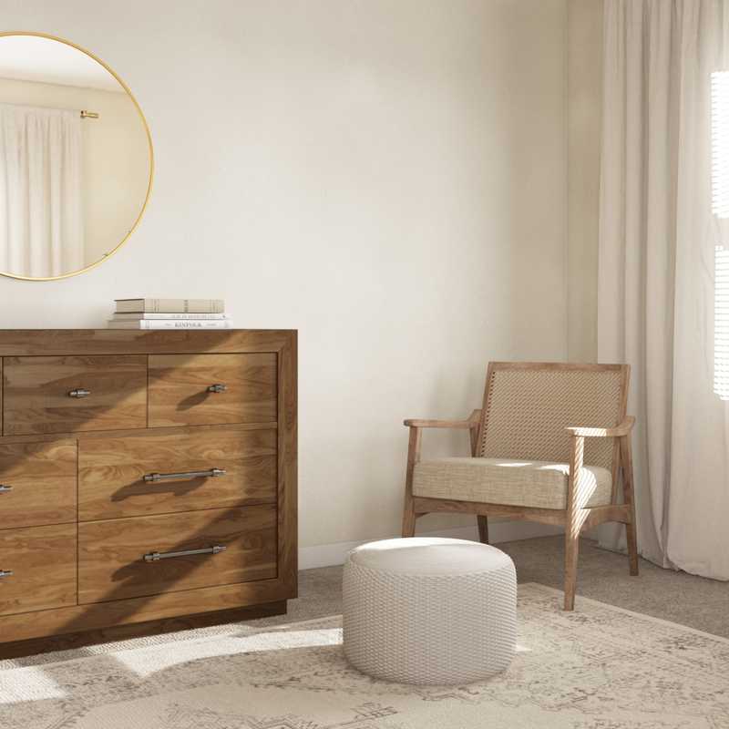 Contemporary, Rustic, Transitional, Midcentury Modern, Minimal Bedroom Design by Havenly Interior Designer Tara
