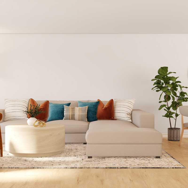Contemporary, Industrial Living Room Design by Havenly Interior Designer Isabel