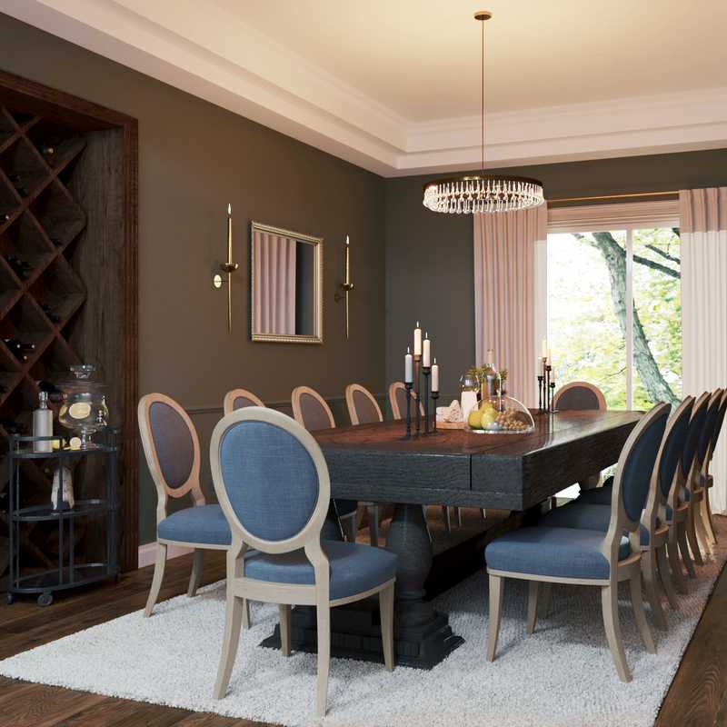 Classic, Traditional Dining Room Design by Havenly Interior Designer Megan