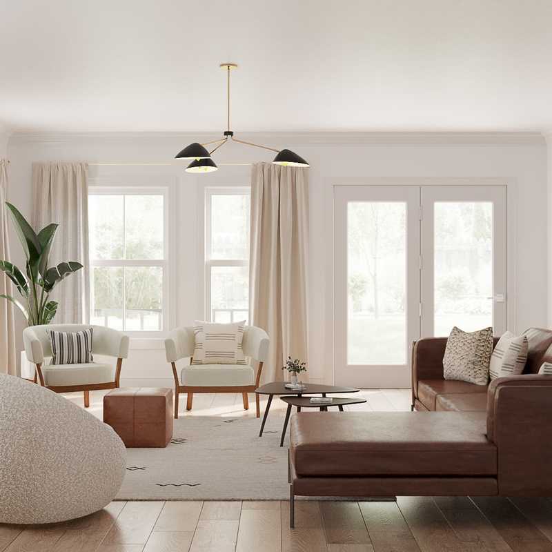 Scandinavian Living Room Design by Havenly Interior Designer Aalia
