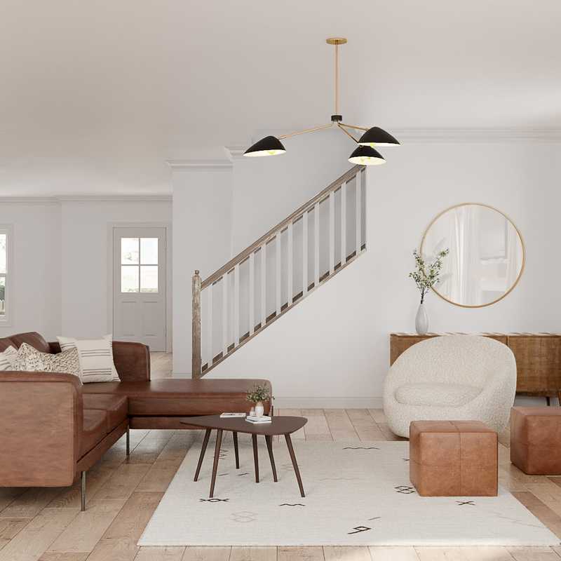 Scandinavian Living Room Design by Havenly Interior Designer Aalia