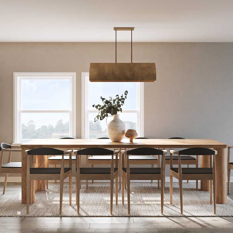 Bohemian, Global Dining Room Design by Havenly Interior Designer Kaylee