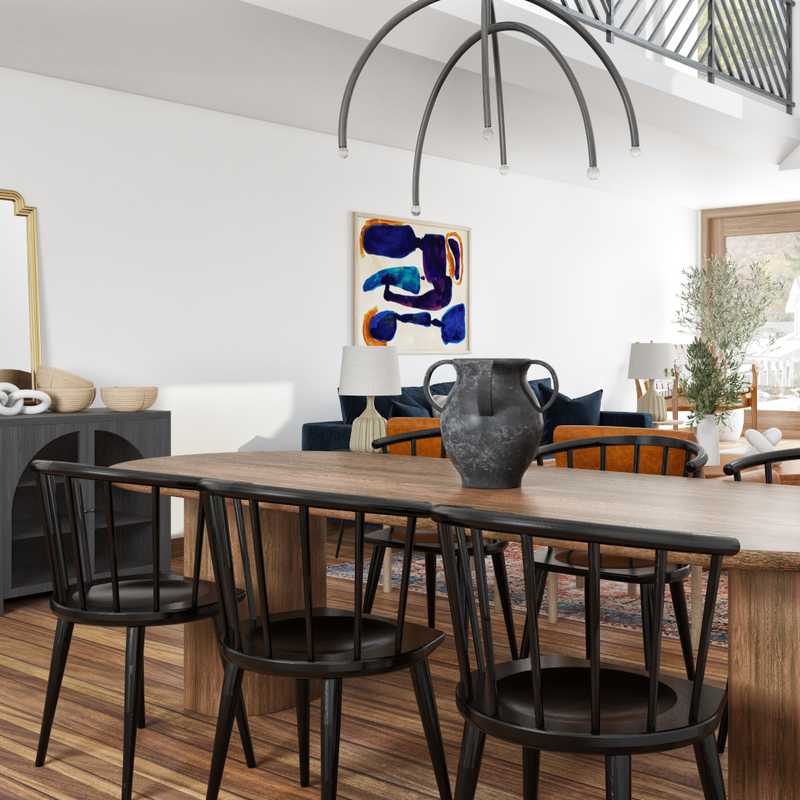 Modern, Eclectic, Traditional Living Room Design by Havenly Interior Designer Delia