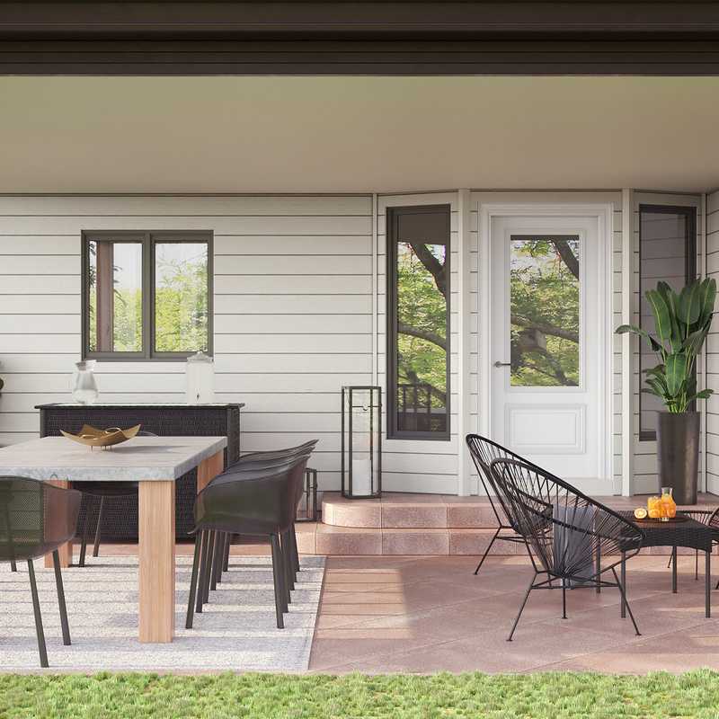 Glam, Transitional Outdoor Space Design by Havenly Interior Designer Ivan