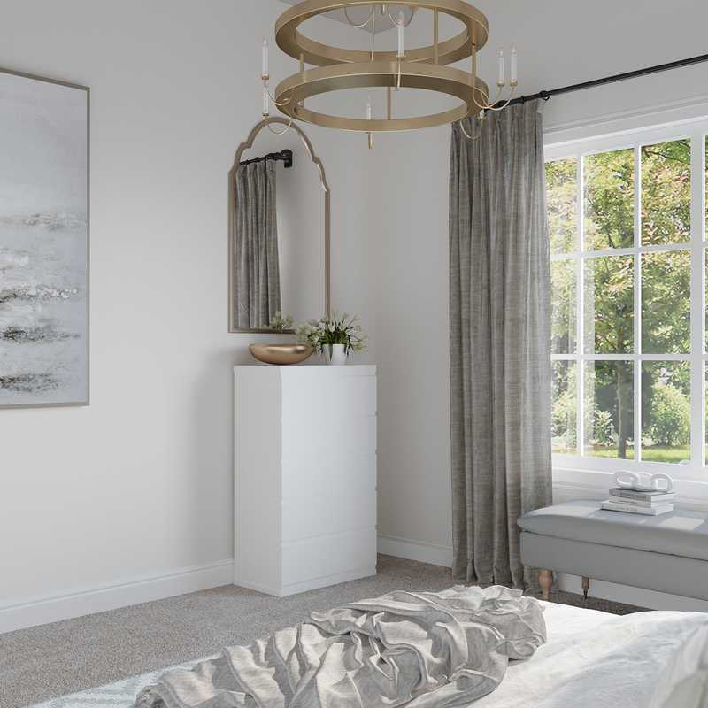 Classic, Glam Bedroom Design by Havenly Interior Designer Sara