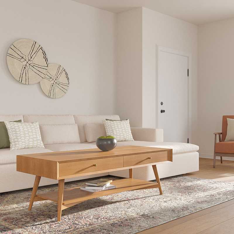 Eclectic, Bohemian, Traditional Living Room Design by Havenly Interior Designer Jamie