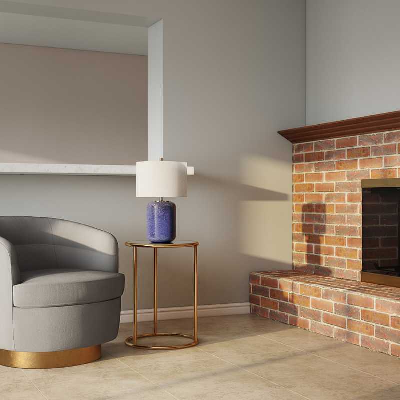 Modern, Glam Living Room Design by Havenly Interior Designer Yonka