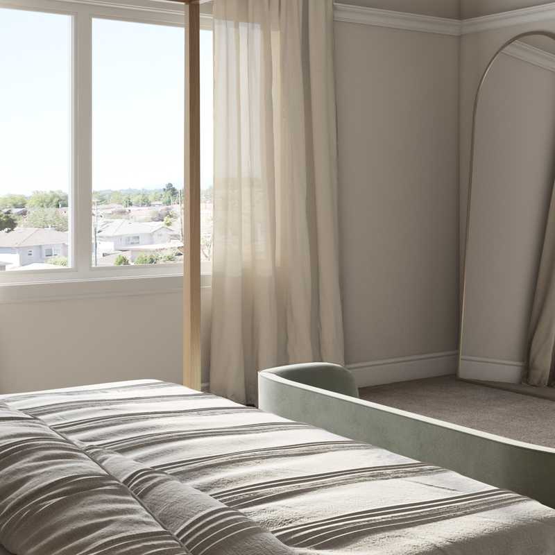 Coastal, Farmhouse Bedroom Design by Havenly Interior Designer Kaylee