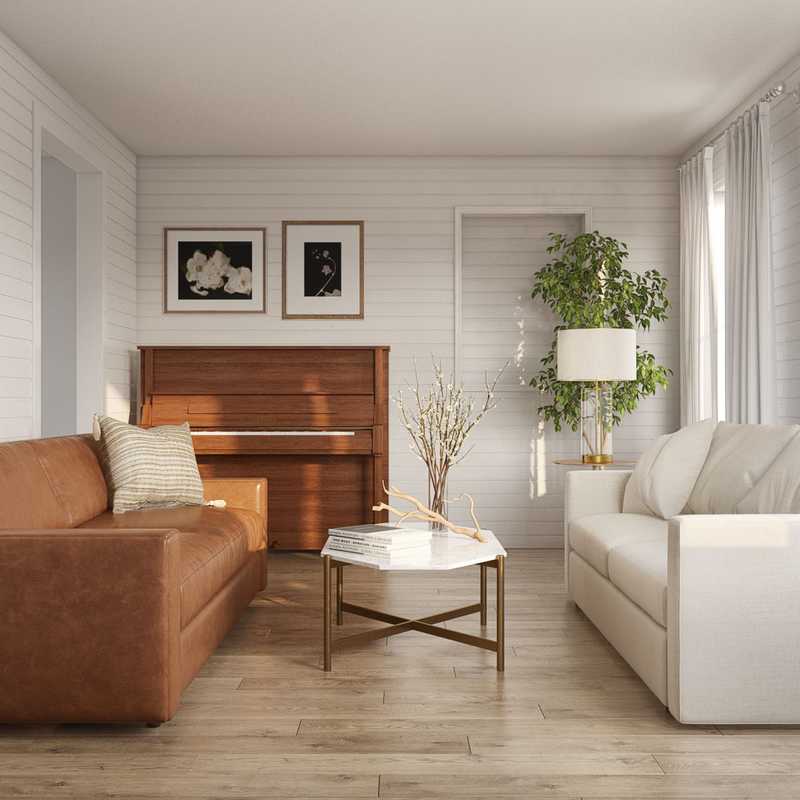 Traditional, Transitional, Vintage Living Room Design by Havenly Interior Designer Daniela