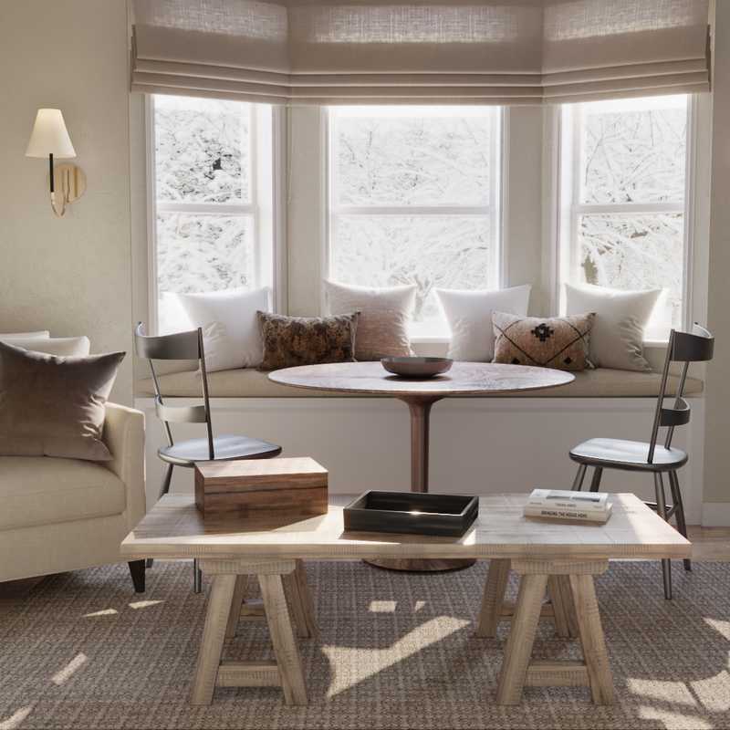 Classic Contemporary Living Room Design by Havenly Interior Designer Adan