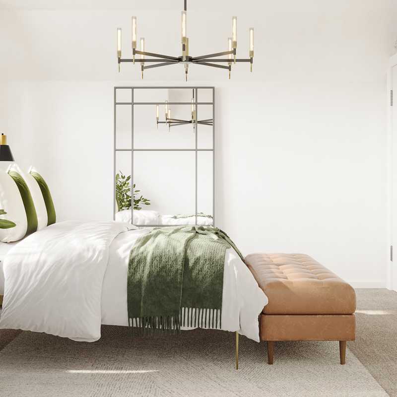 Modern, Midcentury Modern Bedroom Design by Havenly Interior Designer Isabel