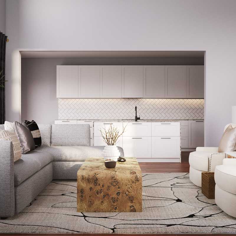 Classic, Transitional Living Room Design by Havenly Interior Designer Sarah
