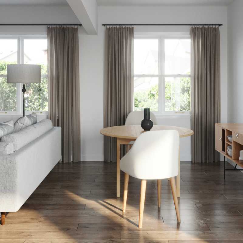 Bohemian, Scandinavian Living Room Design by Havenly Interior Designer Jamie
