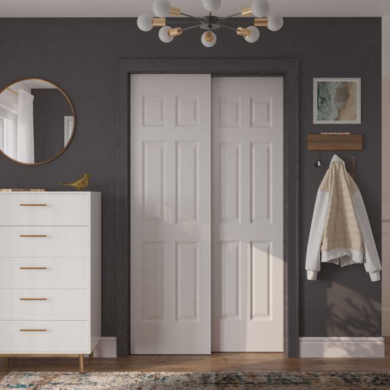 Modern, Industrial, Transitional, Scandinavian Bedroom Design by Havenly Interior Designer Gabriela