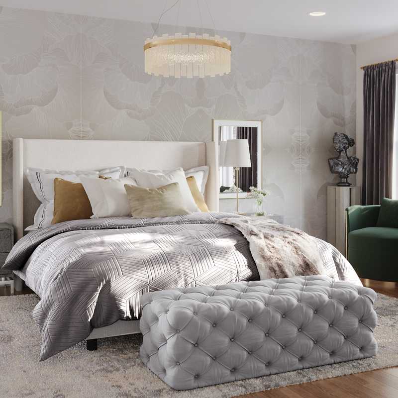 Modern, Minimal Bedroom Design by Havenly Interior Designer Liliana