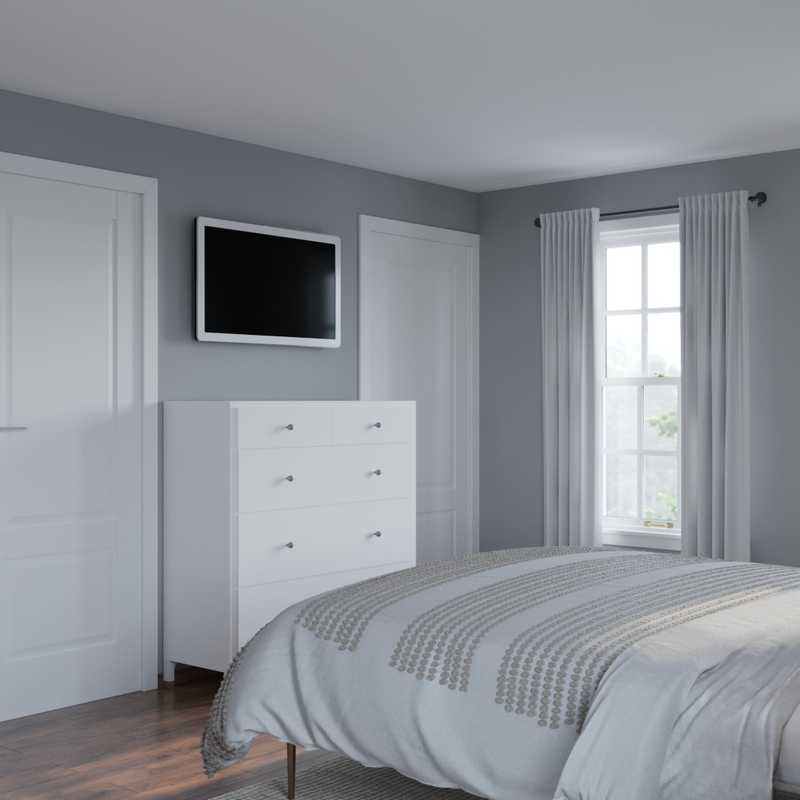 Midcentury Modern, Scandinavian Bedroom Design by Havenly Interior Designer Alycia