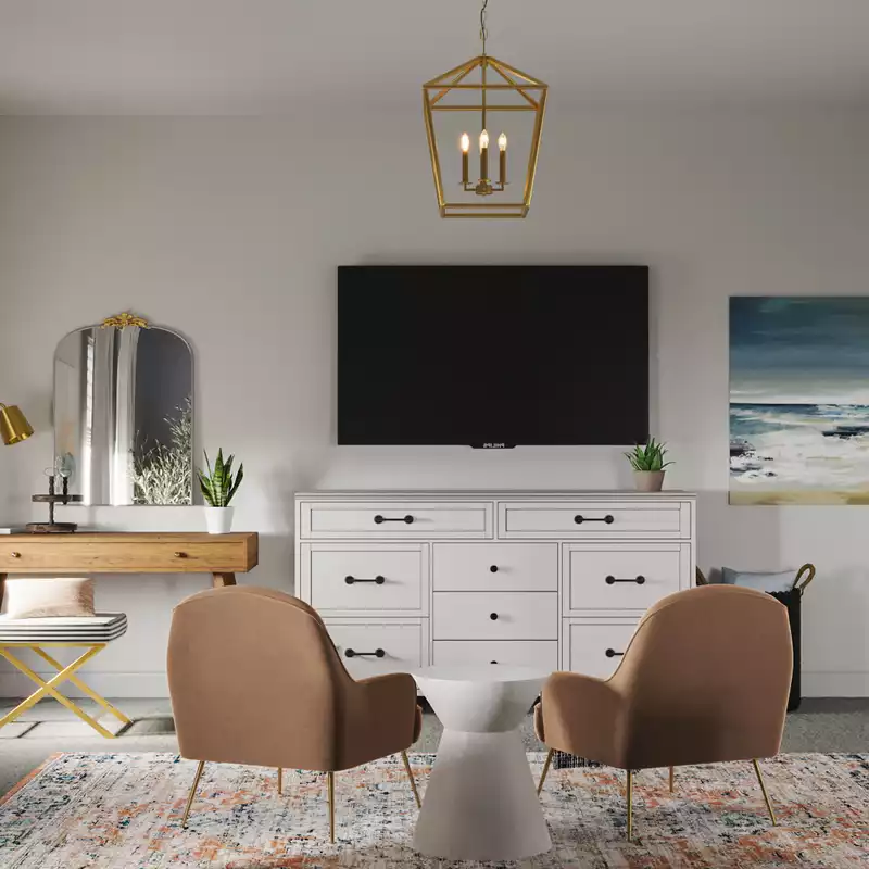 Contemporary, Farmhouse, Classic Contemporary Bedroom Design by Havenly Interior Designer Jonica