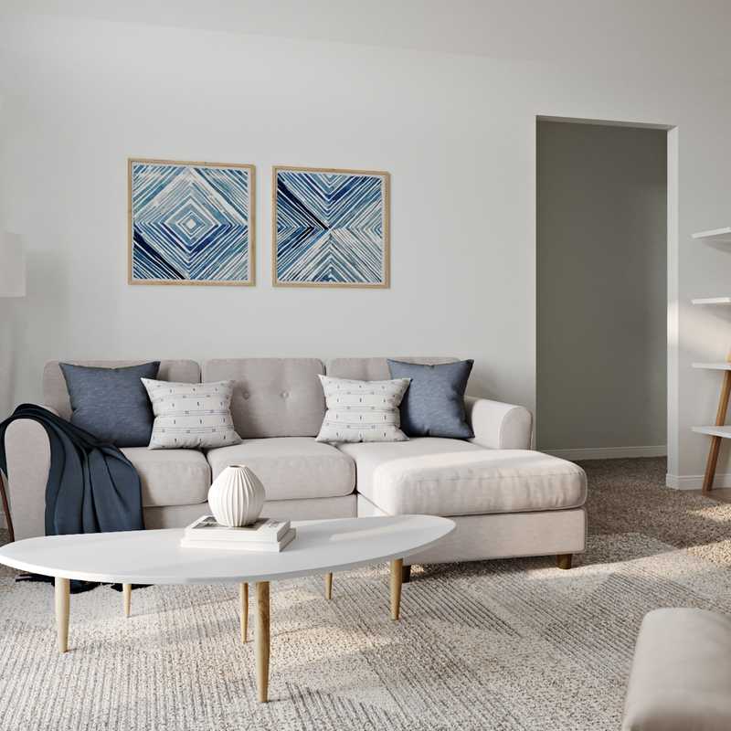 Scandinavian Living Room Design by Havenly Interior Designer Jessica