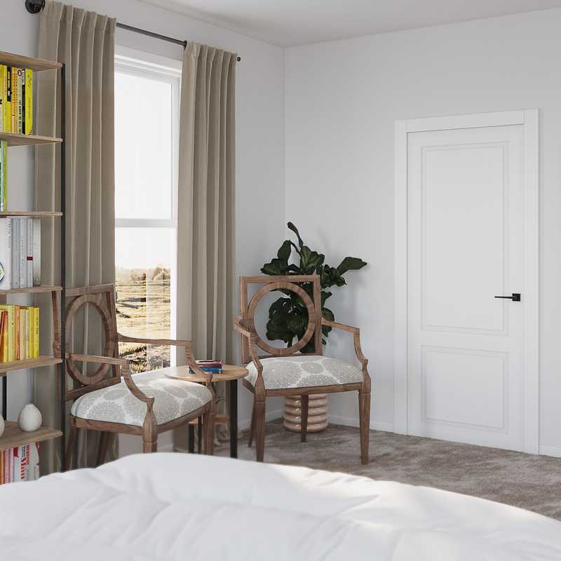 Modern, Industrial, Traditional, Farmhouse Bedroom Design by Havenly Interior Designer Jamie