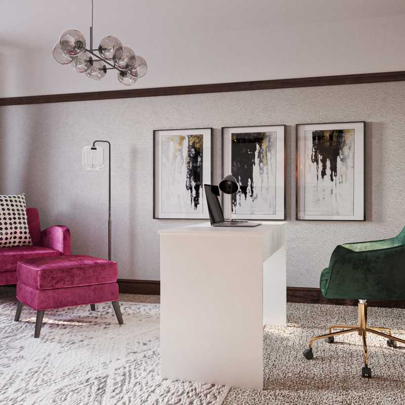 Contemporary, Modern Office Design by Havenly Interior Designer Karen