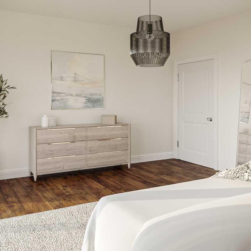 Coastal, Minimal Bedroom Design by Havenly Interior Designer Alexandra