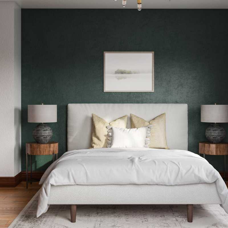 Classic, Coastal, Farmhouse Bedroom Design by Havenly Interior Designer Elizabeth