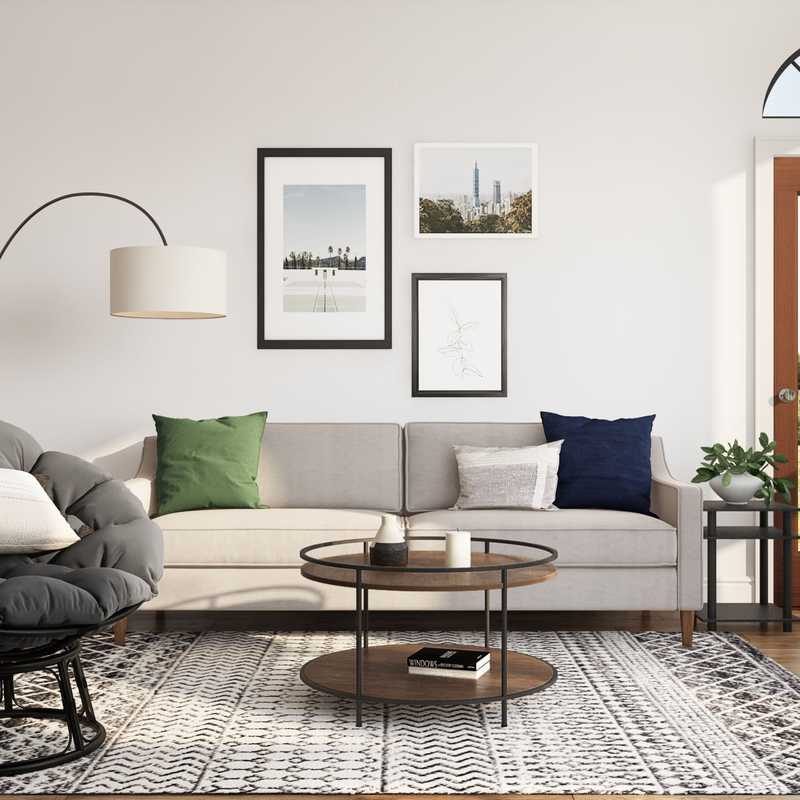 Midcentury Modern Living Room Design by Havenly Interior Designer Veronica