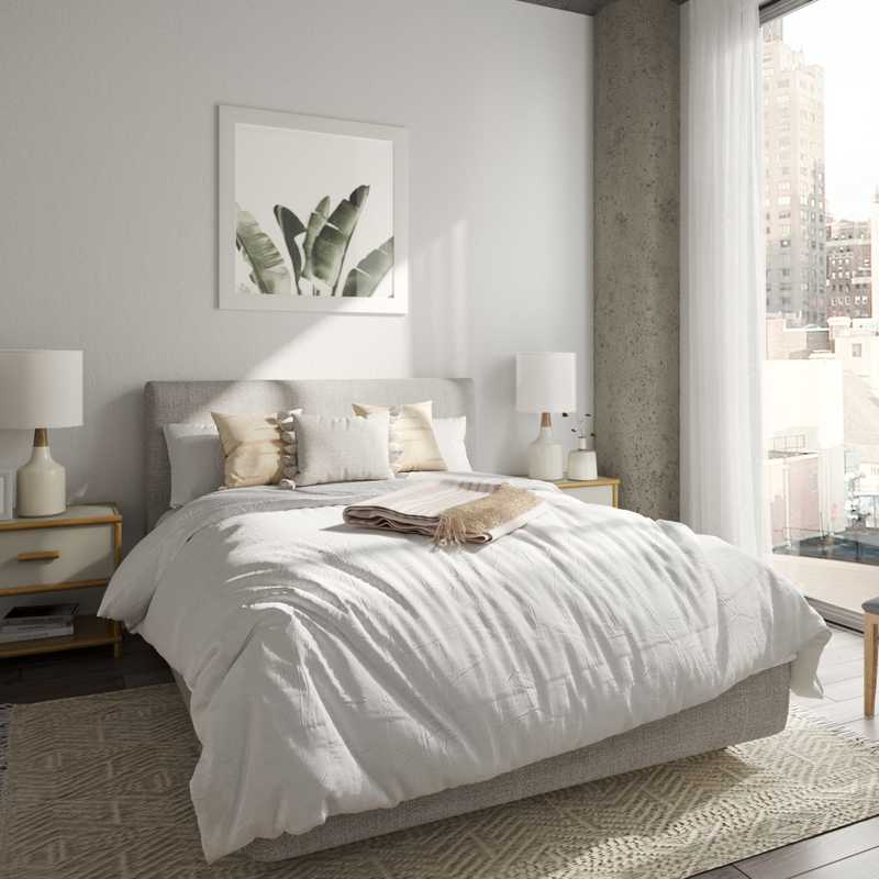 Bohemian, Scandinavian Bedroom Design by Havenly Interior Designer Sydney