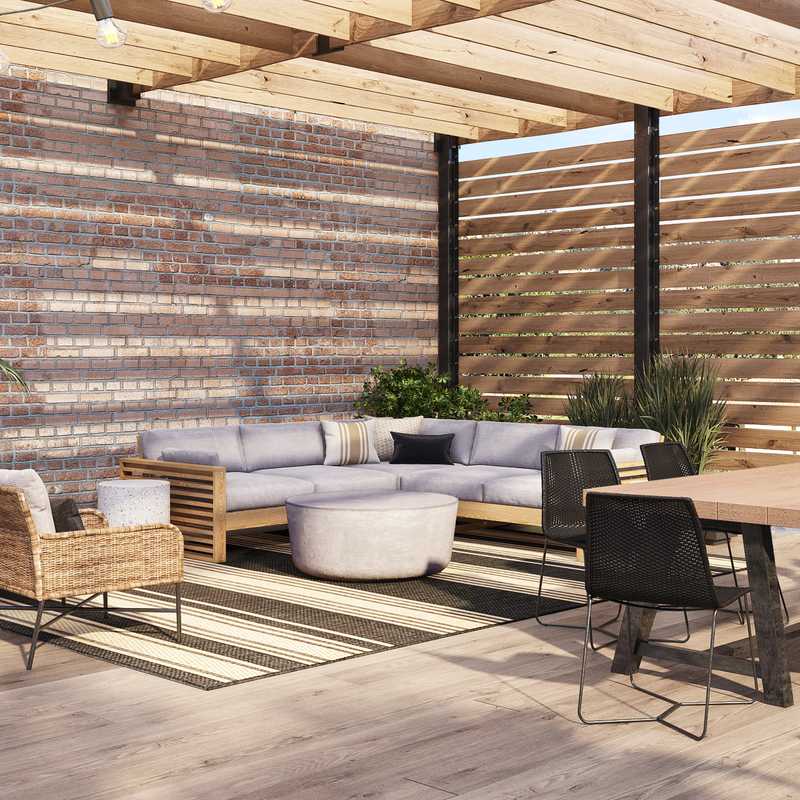 Contemporary, Modern, Scandinavian Outdoor Space Design by Havenly Interior Designer Anny