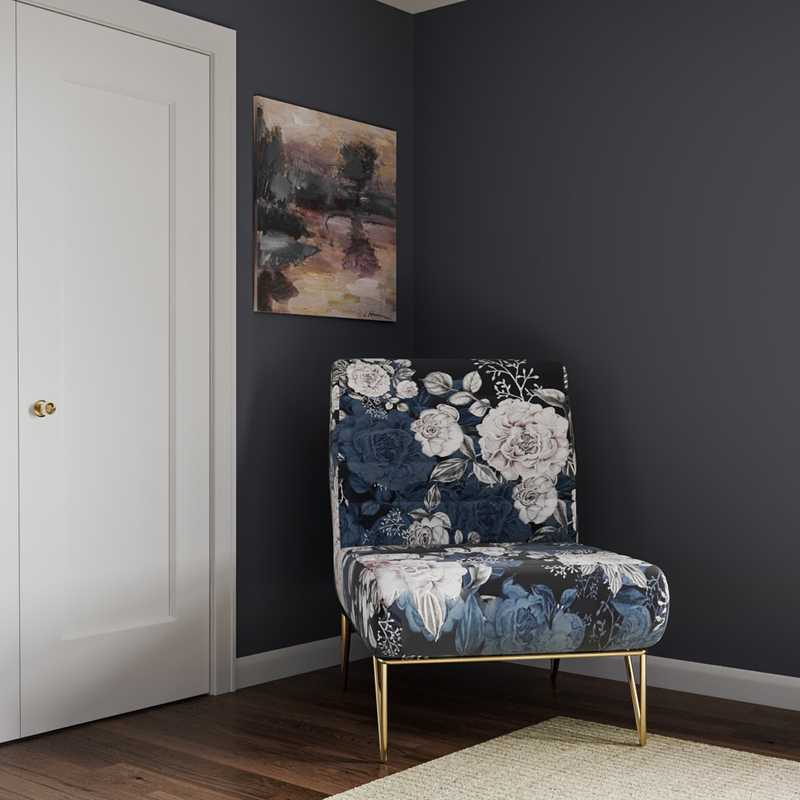 Modern, Glam Office Design by Havenly Interior Designer Maria