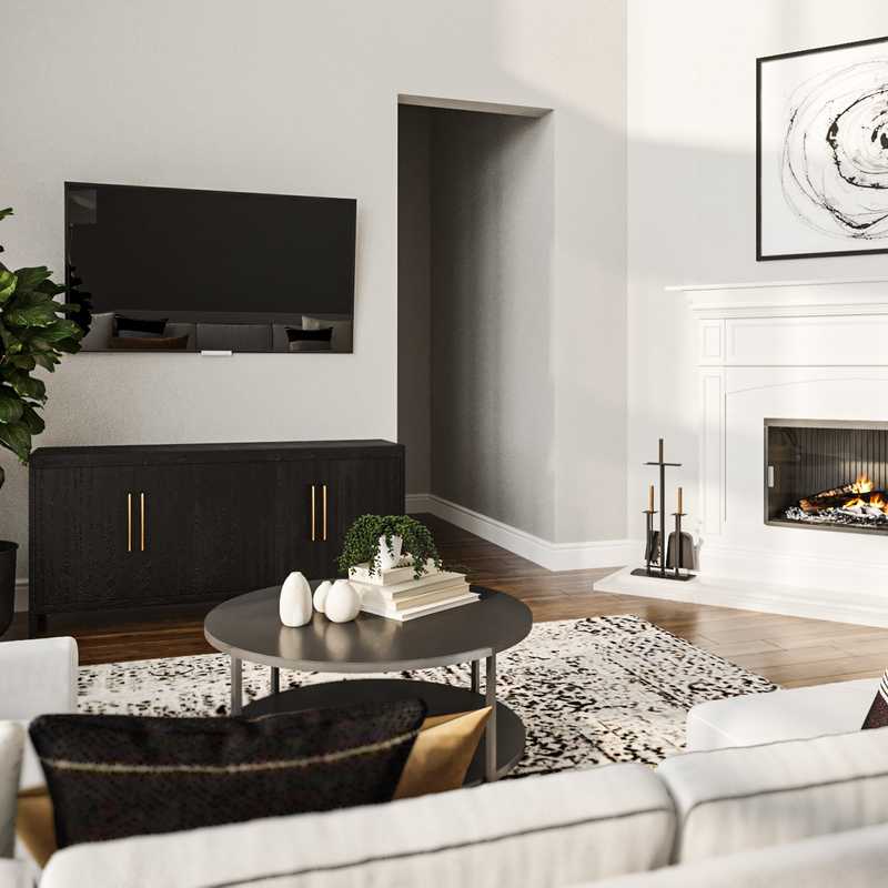 Modern Living Room Design by Havenly Interior Designer Maria