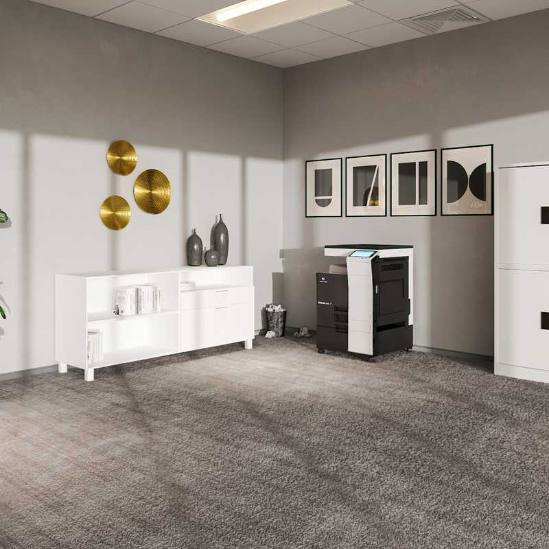 Modern, Midcentury Modern, Scandinavian Office Design by Havenly Interior Designer Taylor