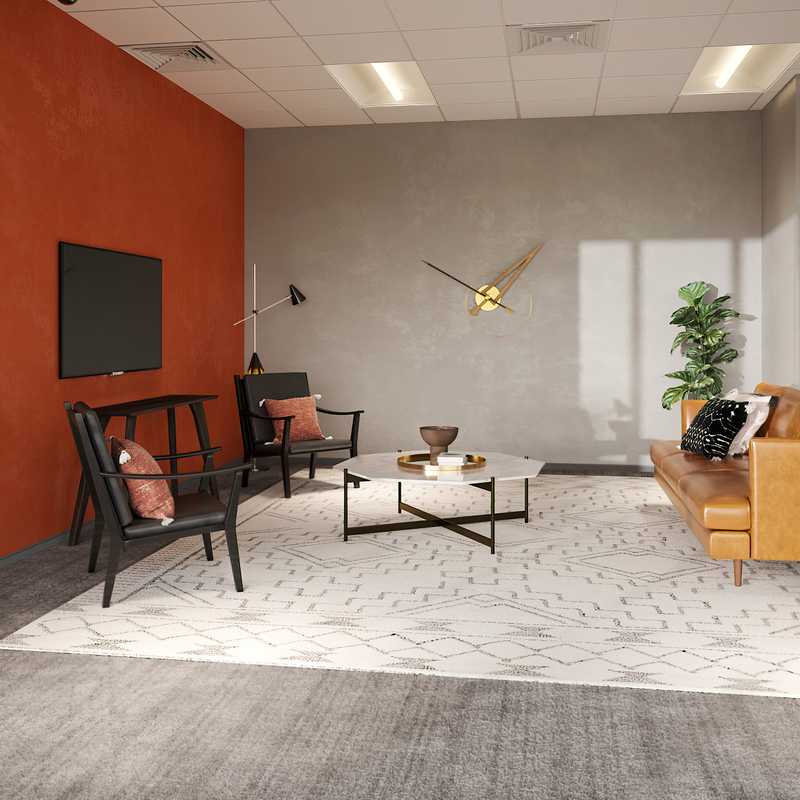 Modern, Midcentury Modern, Scandinavian Office Design by Havenly Interior Designer Taylor