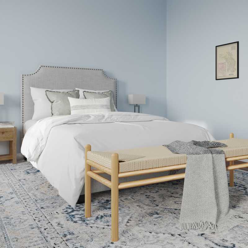 Industrial, Traditional, Farmhouse Bedroom Design by Havenly Interior Designer Jamie