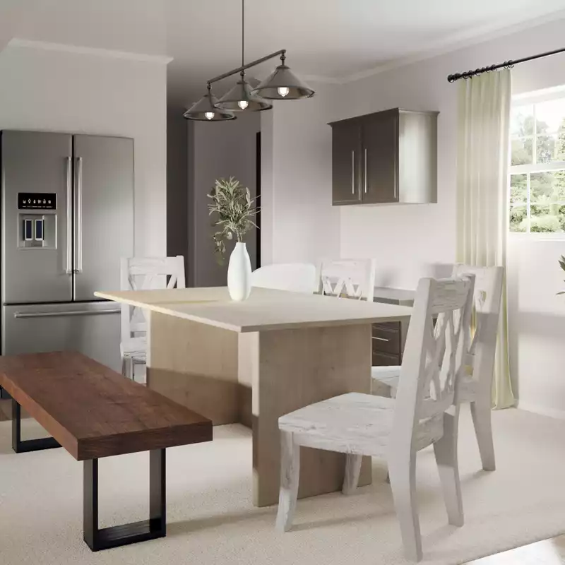 Classic, Midcentury Modern, Scandinavian Dining Room Design by Havenly Interior Designer Marlen