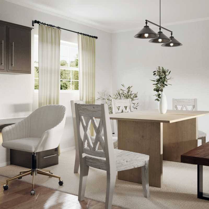 Classic, Midcentury Modern, Scandinavian Dining Room Design by Havenly Interior Designer Marlen