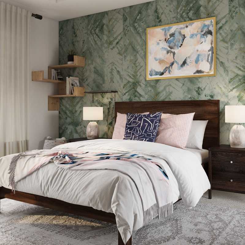 Modern, Eclectic, Glam Bedroom Design by Havenly Interior Designer Krishnendhu