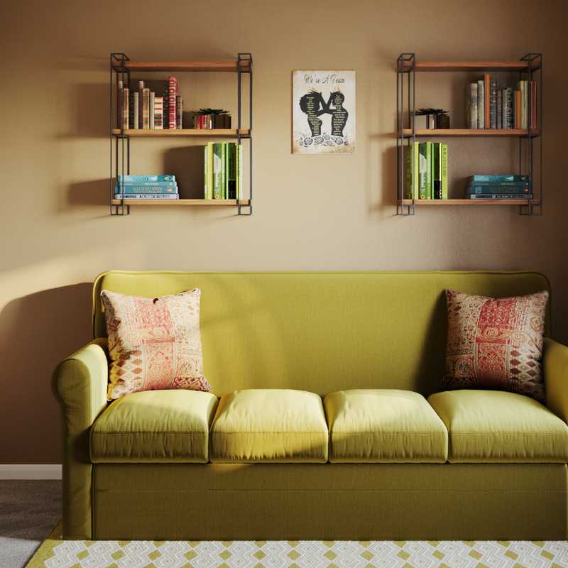 Contemporary, Modern, Eclectic Office Design by Havenly Interior Designer Amber