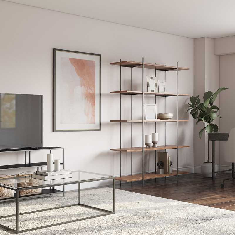 Modern Living Room Design by Havenly Interior Designer Abigail