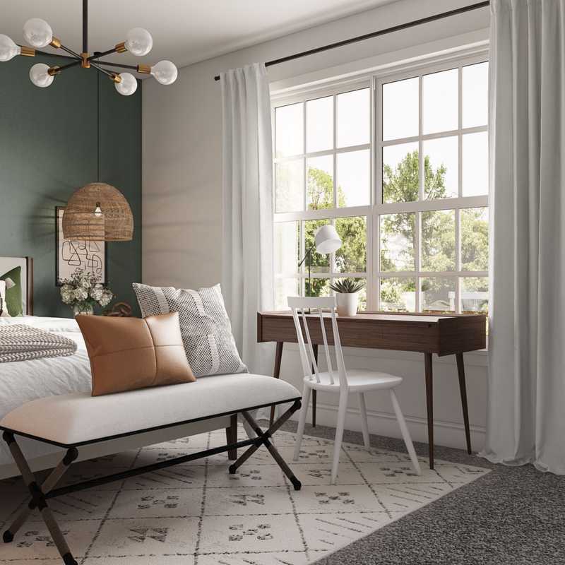 Modern, Transitional, Midcentury Modern, Minimal Bedroom Design by Havenly Interior Designer Annie