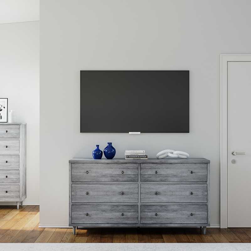 Farmhouse, Rustic Bedroom Design by Havenly Interior Designer Laura