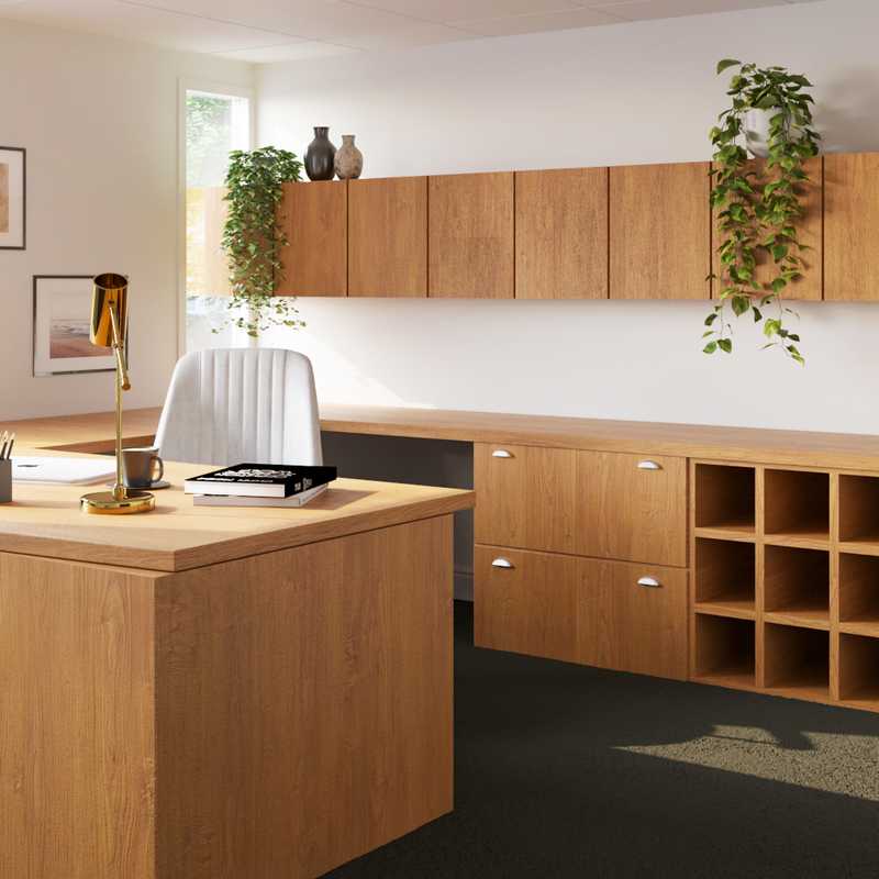 Office Design by Havenly Interior Designer Anshu