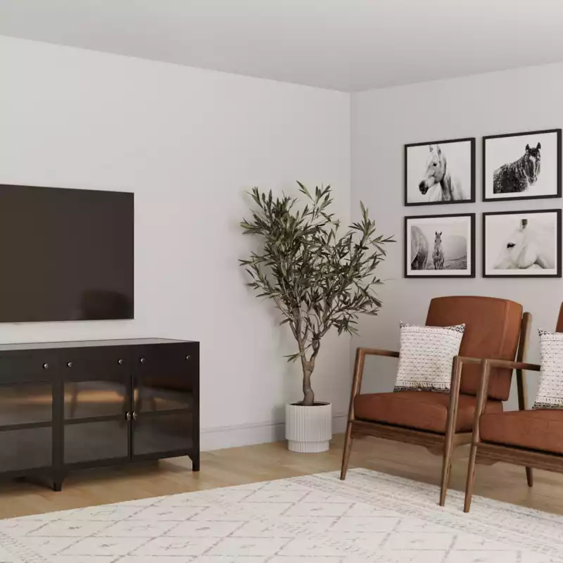Contemporary, Modern, Classic, Transitional Living Room Design by Havenly Interior Designer Ellis