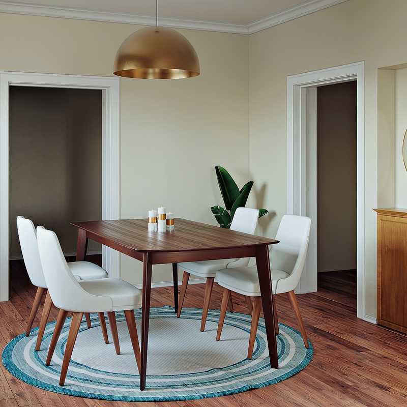 Bohemian, Midcentury Modern, Scandinavian Living Room Design by Havenly Interior Designer Carine