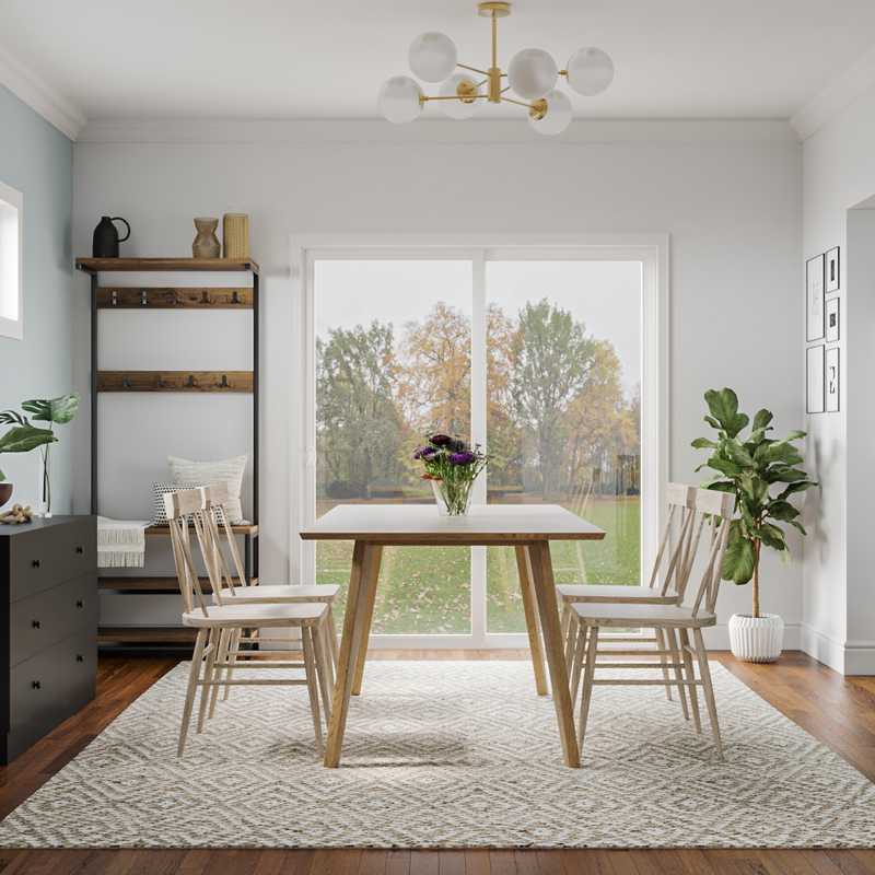 Modern, Eclectic, Midcentury Modern, Scandinavian Dining Room Design by Havenly Interior Designer Camila