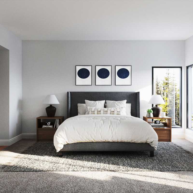 Modern, Minimal Bedroom Design by Havenly Interior Designer Sydney