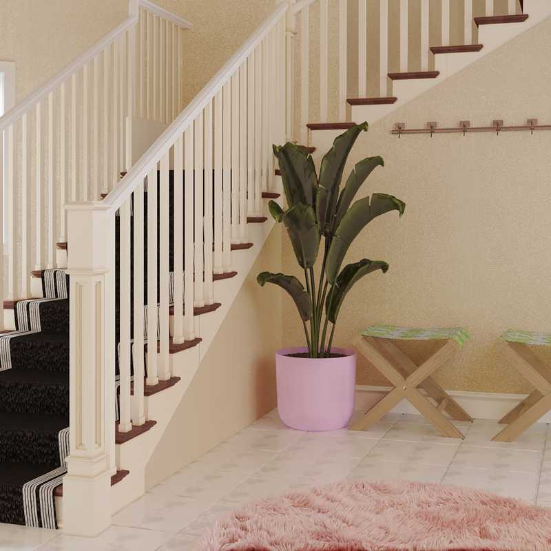 Transitional Entryway Design by Havenly Interior Designer Kayla