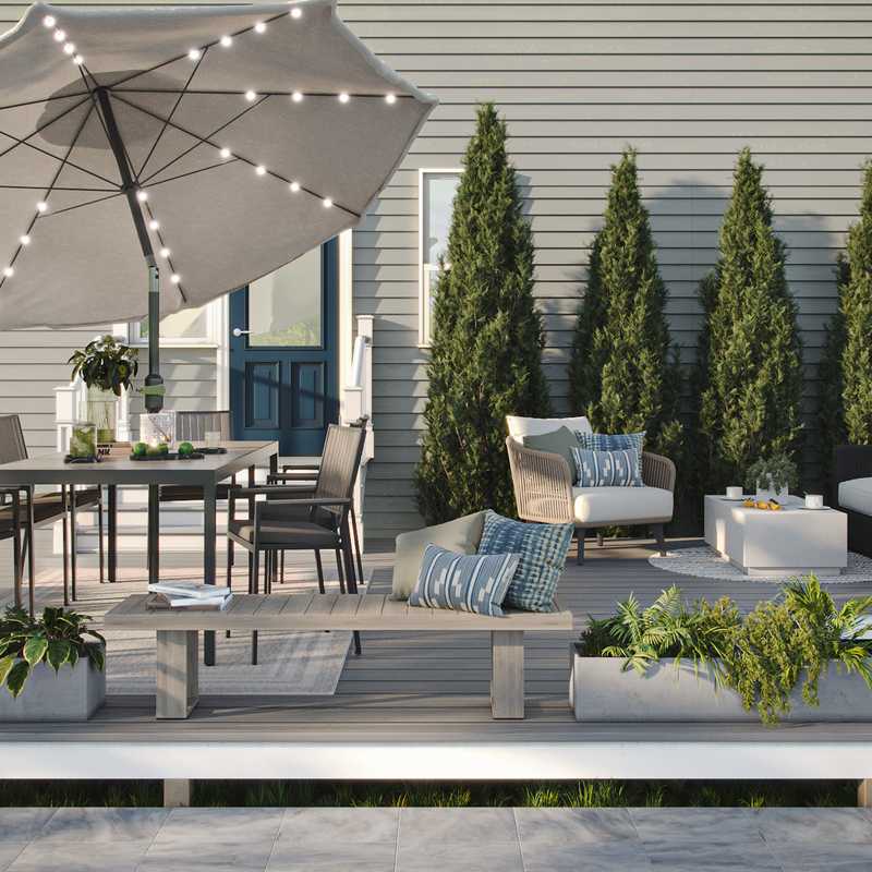 Classic Outdoor Space Design by Havenly Interior Designer Ingrid