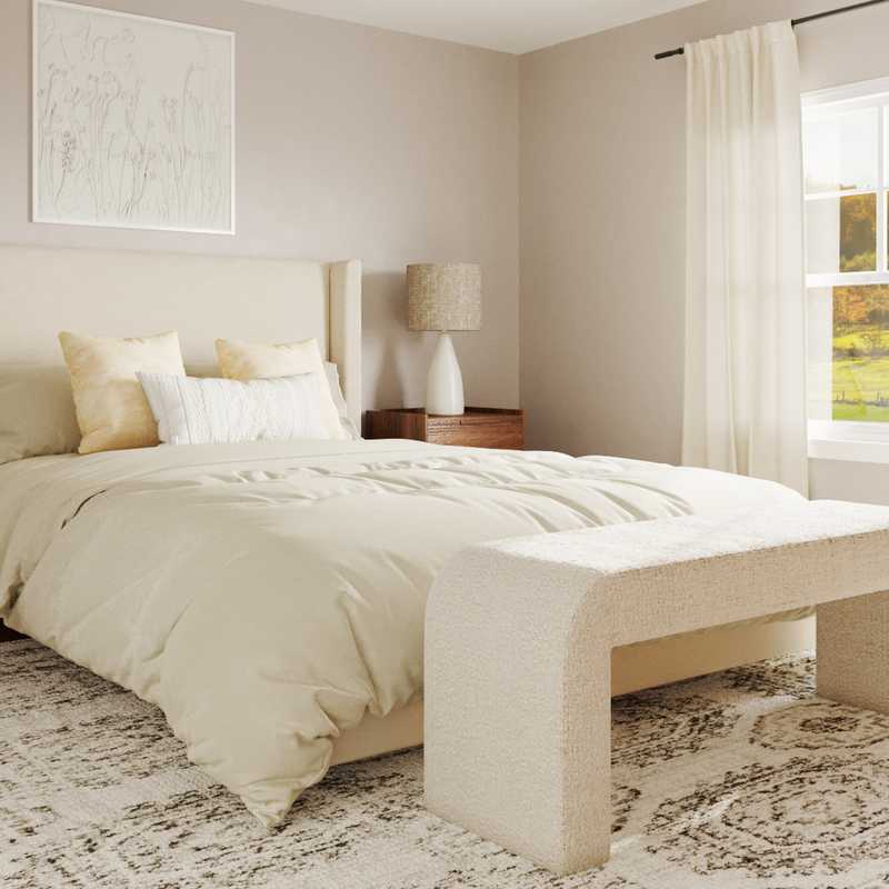 Bohemian, Transitional Bedroom Design by Havenly Interior Designer Victoria